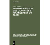 Ivan Christin Transformation des liquidités et financement du (Copertina rigida)