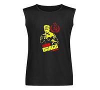 Ivan Drago Dolph Lundgren Rocky IV Retro Movie Unisex Sleeveless T-Shirt Graphic Printed Tee Mens Black Vest Tank Shirt M