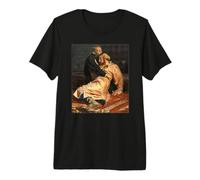 Ivan Il Terribile e Suo Figlio Ivan Dipinto di Ilya Repin Maglietta Premium