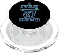 Ivan Nome If Cant Fix It Papà Marito Handy Man Builder Retro PopSockets PopGrip per MagSafe
