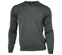 Ivanhoe of Sweden - Cashwool V-Neck Male - Pullover in lana merino S grigio
