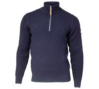 Ivanhoe of Sweden - Moritz Half Zip - Pullover di lana L blu