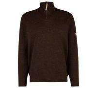 Ivanhoe of Sweden - NLS Elm Half Zip - Pullover di lana S nero/marrone