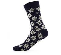 Ivanhoe of Sweden - Women's Wool Sock Snowflake - Calze merino EU 39-42 grigio