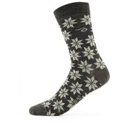 Ivanhoe of Sweden - Women's Wool Sock Snowflake - Calze merino EU 43-46 grigio