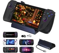 iVANKY 8-in-1 ROG Ally Dock con HDMI 2.1 4K@120Hz, 3*USB-A 3.0, Carica USB-C da 100W, Ethernet da 1Gbps, Docking Station Compatibile con ASUS ROG Alloy X/Lenovo Legion go/Valve Steam Deck OLED