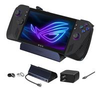 iVANKY 8-in-1 ROG Xbox Ally X Dock con Caricatore PD da 65W, Steam Deck/Legion Go Docking Station con HDMI 2.0 4K@144Hz, 3*USB-A 3.0, Carica USB-C da 100W, Ethernet da 1Gbps