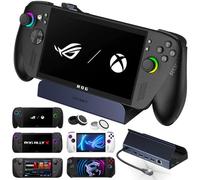 iVANKY Docking station 10-in-1 aggiornata per ROG Xbox Ally X (2025)/Steam Deck OLED/ASUS ROG Ally X, dock 4K@144Hz per Lenovo Legion GoS/MSI Claw, HDMI 2.1, Ethernet 1Gbps, 5*USB-A 3.0, ricarica 100W