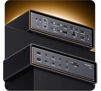 iVANKY FusionDockUltra 26port Thunderbolt 5 docking station Doppio TB5 Chip | 10GbE, dock per display Quad 6K/Triple 8K per Mac M1-M5 Pro/Max, 120Gbps, 12*10Gbps, 140W PD (Non compatibile con Windows)