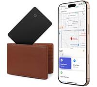 iVANKY Portafoglio Tracker Card, Smart Ricaricabile Sottile Portafoglio Finder, Funziona con Apple Find My (solo iOS), Trova oggetti per etichette bagagli, passaporti, telefono, resistente all'acqua