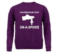 I'Ve a Buco il Mio Piede su Una Punta Adulti Felpa/Maglione - Funny Partridge