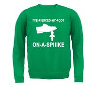 I'Ve a Buco il Mio Piede su Una Punta Adulti Felpa/Maglione - Funny Partridge