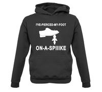 I'Ve a Buco il Mio Piede su Una Punta Bambini Felpa/Maglione - Funny Partridge