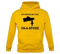 I'Ve a Buco il Mio Piede su Una Punta Bambini Felpa/Maglione - Funny Partridge