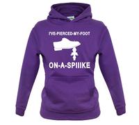 I'Ve a Buco il Mio Piede su Una Punta Bambini Felpa/Maglione - Funny Partridge