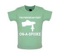 I'Ve a Buco il Mio Piede su Una Punta Bambino T-Shirt / Body - Divertente