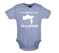 I'Ve a Buco il Mio Piede su Una Punta Bambino T-Shirt / Body - Divertente