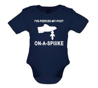 I'Ve a Buco il Mio Piede su Una Punta Bambino T-Shirt / Body - Divertente