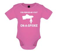 I'Ve a Buco il Mio Piede su Una Punta Bambino T-Shirt / Body - Divertente