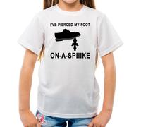 I'Ve a Buco il Mio Piede su Una Punta T-Shirt - Funny Partridge Alan TV