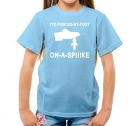 I'Ve a Buco il Mio Piede su Una Punta T-Shirt - Funny Partridge Alan TV