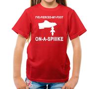 I'Ve a Buco il Mio Piede su Una Punta T-Shirt - Funny Partridge Alan TV