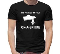 I'Ve a Buco il Mio Piede su Una PuntaT-Shirt - Funny - Partridge - Alan - TV