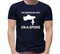 I'Ve a Buco il Mio Piede su Una PuntaT-Shirt - Funny - Partridge - Alan - TV