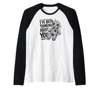 I've Been Thinking About You Bambola Voodoo Divertente Maglia con Maniche Raglan