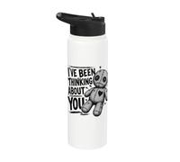 I've Been Thinking About You Bambola Voodoo Divertente Stainless Steel Insulated Water Bottle