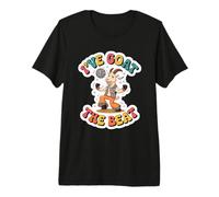 I've Goat The Beat Distressed Retro Anni '70 Disco Ball Dancing Maglietta Premium