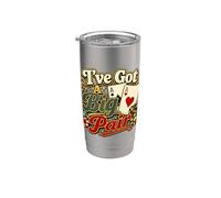 I've Got a Big Pair Funny Poker Carte da Gioco Assi Umorismo Bicchiere termico in acciaio inox doppia parete
