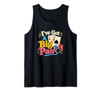 I've Got a Big Pair Funny Poker Carte da Gioco Assi Umorismo Canotta