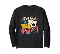 I've Got a Big Pair Funny Poker Carte da Gioco Assi Umorismo Maglia a Manica