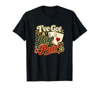 I've Got a Big Pair Funny Poker Carte da Gioco Assi Umorismo Maglietta