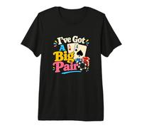 I've Got a Big Pair Funny Poker Carte da Gioco Assi Umorismo Maglietta Premium