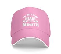 I've Got A Good Heart But This Mouth Donna Uomo Snapback cap Regolabile Cappellino da Baseball Confortevole Cappellino con Visiera per Estivo Corsa Tennis