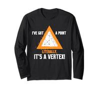 I'VE GOT A POINT LITERALLY, IT'S A VERTEX! Maglia a Manica