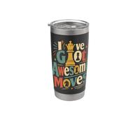 I've Got Awesome Moves Giocatore di scacchi Divertente Giocatore di scacchi Bicchiere termico in acciaio inox doppia parete
