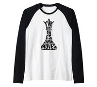 I've Got Awesome Moves Giocatore di Scacchi Divertente Giocatore di Scacchi Maglia con Maniche Raglan