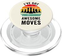 I've Got Awesome Moves Giocatore di scacchi Divertente Giocatore di scacchi PopSockets PopGrip per MagSafe