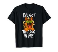 I've Got That Dog in Me Meme Divertente Pastore Tedesco Maglietta