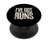 I've Got The Runs Barzelletta sulla diarrea |- PopSockets PopGrip Adesivo