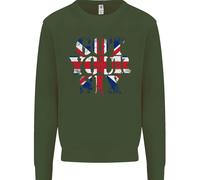 Ive Got Tuo Sei Union Jack Bandiera Militare Parà Bambini Felpa Maglione