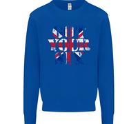 Ive Got Tuo Sei Union Jack Bandiera Militare Parà Bambini Felpa Maglione