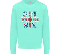 Ive Got Tuo Sei Union Jack Bandiera Militare Parà Bambini Felpa Maglione