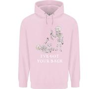 Ive Got Your Back Slogan Divertente Scheletro Bambini Felpa con Cappuccio