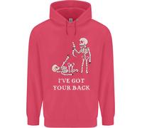 Ive Got Your Back Slogan Divertente Scheletro Bambini Felpa con Cappuccio