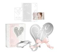 IVE - IVE - THE 4th EP [IVE SECRET] (MD Ver.) Out Box + Mirror Keyring + RIbbon + Photocard Set + Accordion Lyrics Paper + QR Card + 2 Pin Badges + 4 Extra Photocards