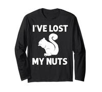 I've Lost My Nuts Divertente Vasectomia Survivor Survivor Mens Maglia a Manica